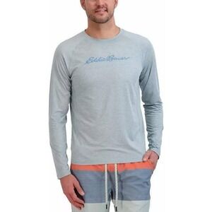 Eddie Bauer Swim‎ Shirt Long Sleeve UPF Sun Protection Large Outdoors Summer